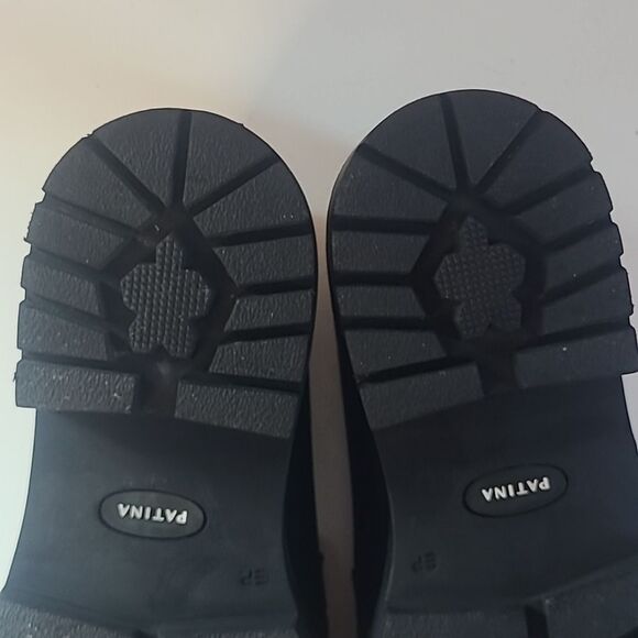 Portland Leather Patina ZOE CHUNKY LOAFER Black Size 9 EU 39 - Picture 13 of 16